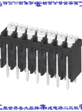 TBLH10V-350-07BK 线对板连接器7POS接线端子3.5mm通孔垂直带板