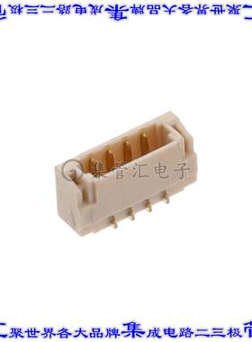 08SH-A-04-GS-SMT-PP-T/R 针座连接器4POS接头0.8mm公形插针表贴S