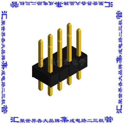 PHED-DS008G1ABOGA-A006 针座连接器8POS接头2排2.54mm公形插针通