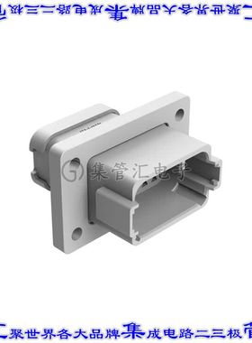 AT04-12PA-LE07 矩形连接器外壳12POS插座2排公形引脚灰色面板安