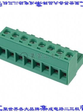 1754562 端子块连接器8POS插头母插口5mm绿色自由悬挂