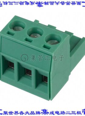 1754465 端子块连接器3POS插头母插口5mm绿色自由悬挂