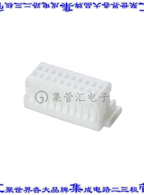 M40-1201500 矩形连接器外壳30POS插座2排1mm母形插口白色自由悬