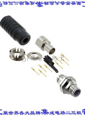 1-2823447-5 圆形连接器8POS插头公引脚压接镀金自由悬挂