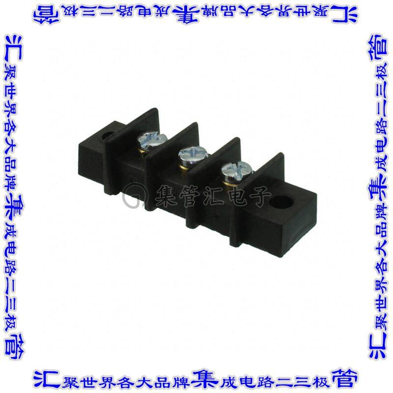 GBSX-3 端子块连接器3电路隔板接线座11.12mm螺钉