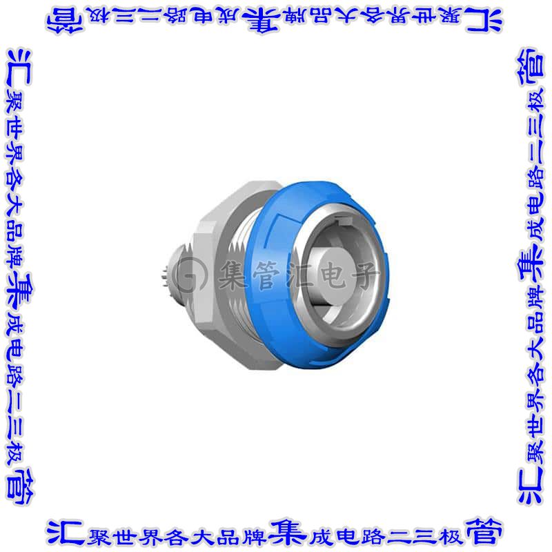 G51MC7-P05LJG0-0060 圆形连接器5POS插座母插口焊杯镀金面板安装