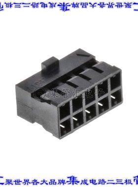 511101051 0511101051矩形连接器外壳10POS插座2排2mm母形插口黑