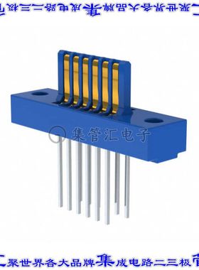 EBC06MMMD 卡边缘连接器12POS公头2排2.54mm蓝色镀金