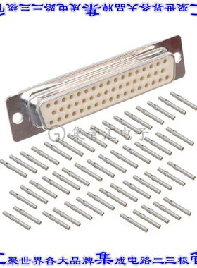 DDM50SA197 连接器50POS插座母插口3排D-Sub面板安装