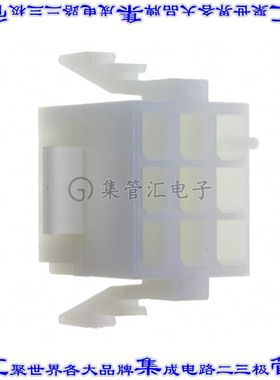 1-480274-0 矩形连接器外壳9POS插头3排5.13mm母形插口天然色面板