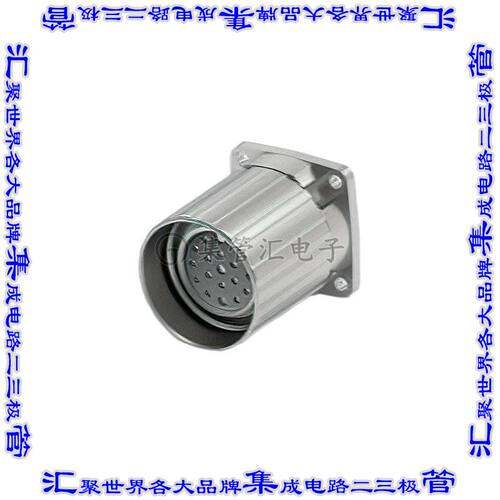 ADA558N00000151000 圆形连接器19POS插头外壳用于母插口银色面板