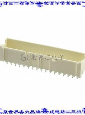3-1969570-4 针座连接器34POS接头2排2.5mm公形插针通孔直针锡