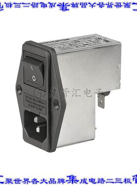 4304.4069 电源接入连接器3POS插座公插片模块IEC320-C14面板安装