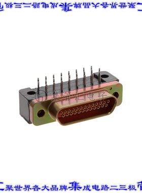 MDM-25SCBR-L61 连接器25POS插座母插口2排D-TYPE型面板安装通孔