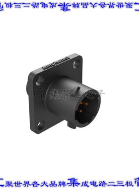 RTS08N3P 圆形连接器3POS插座公形引脚焊杯镀金面板安装