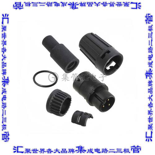 6282-6PG-513 圆形连接器6POS插头公引脚焊杯镀金自由悬挂