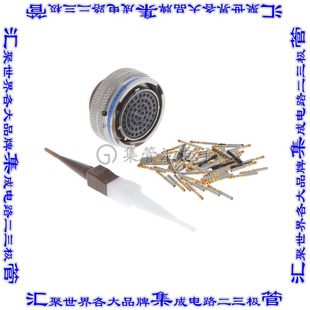 圆形连接器53POS插头母插口压接镀金自由悬挂 MS27473T18F53S