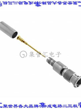 034-1037 同轴连接器BNCHD插头公引脚压接75欧姆自由悬挂