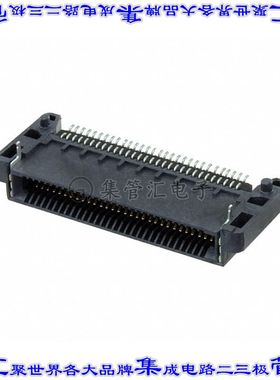 HSEC8-130-01-S-RA 卡边缘连接器60POS母头2排0.8mm黑色镀金