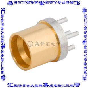 1211-40172 同轴连接器SMP插头公引脚焊接50欧姆通孔