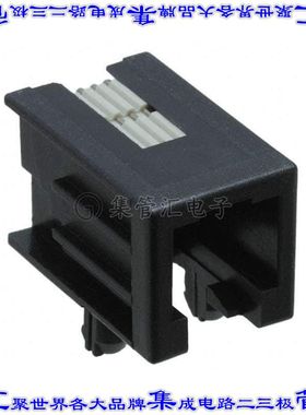 215875-1 接插件连接器CONN MOD JACK 4P4C R/A UNSHLD