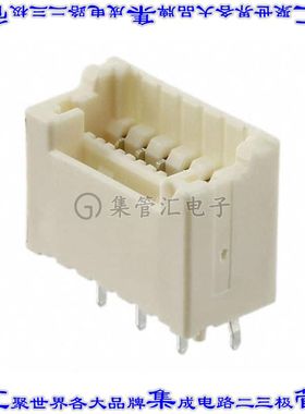 B06B-ZESK-1D 针座连接器6POS接头1.5mm外罩触点通孔直针锡