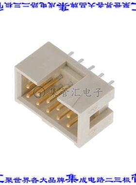 HTSS-105-01-SM-D-LL 针座连接器10POS接头2排2.54mm公形插针通孔