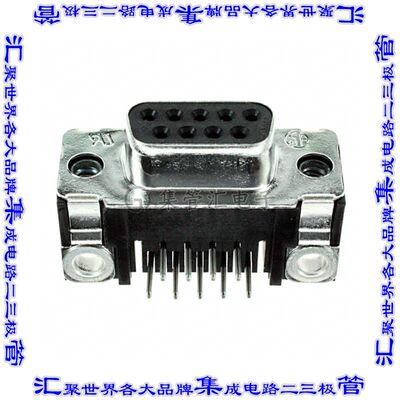 5745781-3 连接器9POS插座母插口2排D-Sub通孔直角