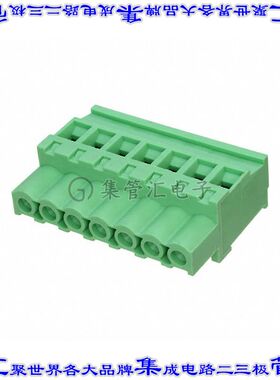 395237007 0395237007端子块连接器7POS插头母插口5mm绿色自由悬