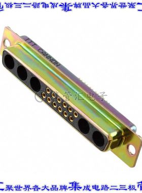 DCMM-17W5S 连接器17(12+5同轴或电源)插座母插口2排D-Sub组合式