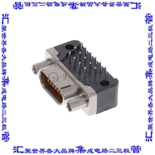 M83513/13-B01NP 连接器15POS插座母插口3排D-TYPE型通孔直角