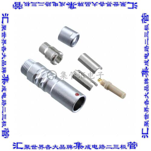 K2CL0C-P04LCC0-2500 圆形连接器4POS插座母插口焊杯镀金自由悬挂