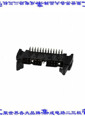 MHR-26-HUAL 针座连接器26POS接头2排2.54mm公形插针通孔直角镀金