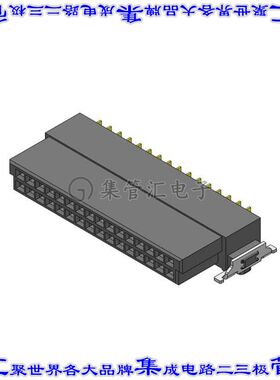 CBED202-1679B001C1AD 针座连接器32POS插座2排1.27mm母形插口表