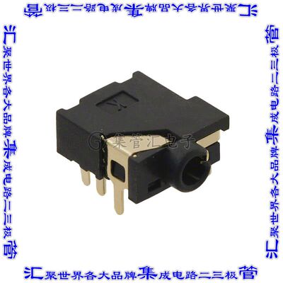 SJ1-42516 接插件连接器CONN JACK 4COND 2.5MM R/A