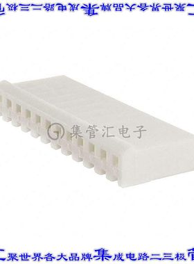 1-647401-2 矩形连接器外壳12POS插座3.96mm母形插口天然色自由悬