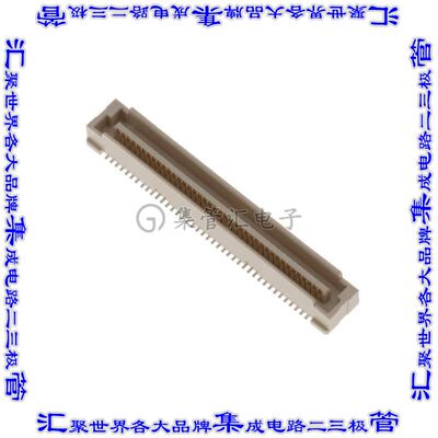 61083-081400LF 板对板连接器80POS插头中央触点带2排0.8mm表贴SM