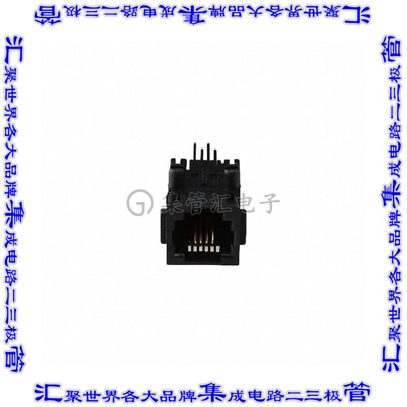 MTJ-640X1 接插件连接器MODULAR JACK 6P4C