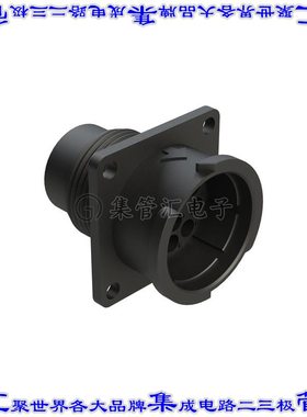 FLS014N12P03 圆形连接器12POS插座外壳用于公插针黑色面板安装