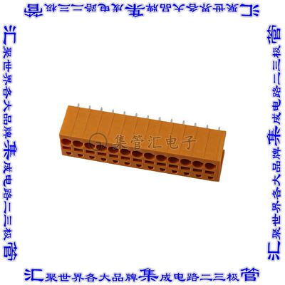 1330570000 线对板连接器13POS接线端子5mm通孔垂直带板