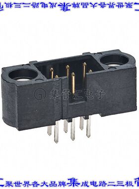 M80-5000642 针座连接器6POS接头2排2mm公形插针通孔直针镀金