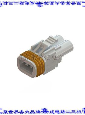 572-002-000-200 矩形连接器外壳2POS插座5.8mm母形插口白色自由