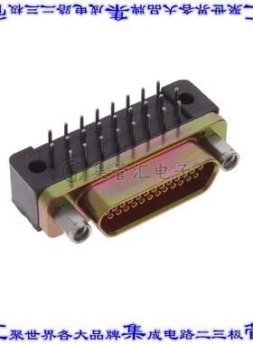 MDM-25SCBRP-L61 连接器25POS插座母插口2排D-TYPE型面板安装通孔