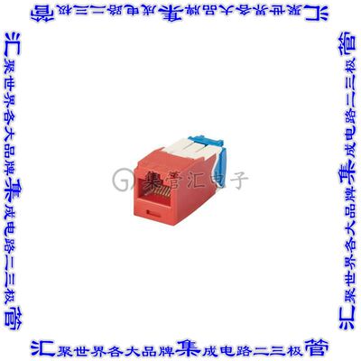 CJ6X88TGRD-24 接插件连接器MINI-COM MODULE, CAT 6A, UTP, 8