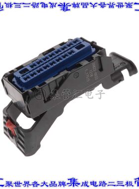 348220033 0348220033矩形连接器外壳66POS插座4排母形插口黑色自