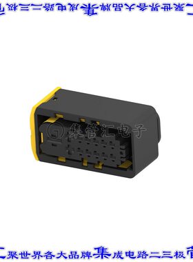 1-2358263-1 矩形连接器外壳13POS插座2排母形插口黑色自由悬挂