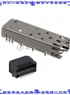 SFPK-PF 插拔式连接器20POS带机架的插座SFP通孔直角压配镀金