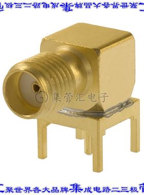 142-0701-321 同轴连接器SMA插孔母形插口焊接50欧姆通孔直角