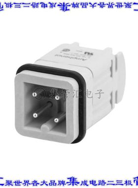 C14610A0030024 连接器3+接地插件公头螺钉