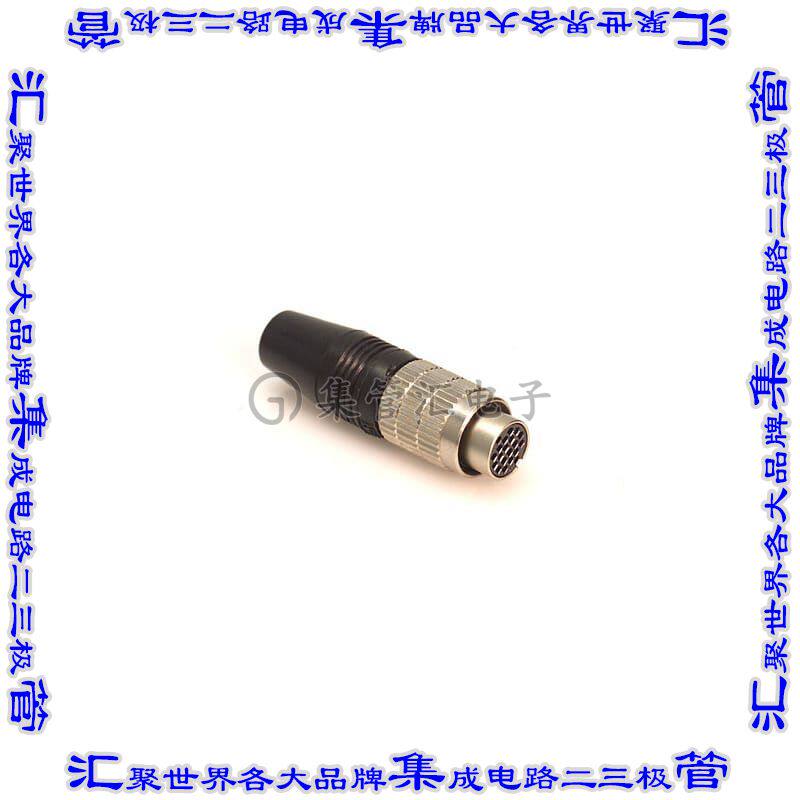 HR25-9TP-20SC(72) 圆形连接器20POS插头外壳用于母插口银色自由